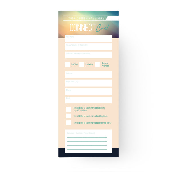 Abstract Yearly Theme - Standard Connection Card