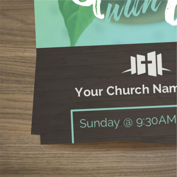 Grow With Us Gradient - Standard Invitation Card
