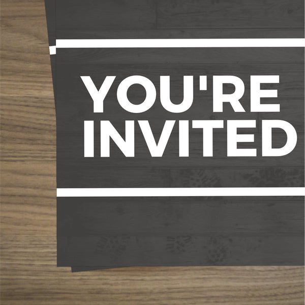 You're Invited - Standard Invitation Card