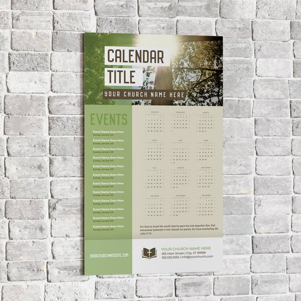 Cross Yearly Theme - Church Calendar