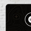 Dark Black Wood - Fabric Sleeve Banner