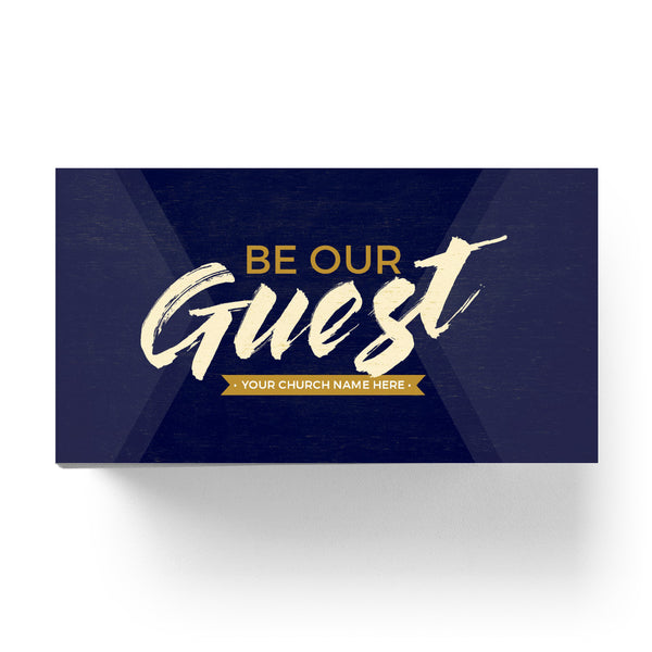 Be Our Guest Purple Wood - Large EDDM Mailer