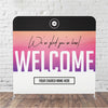Gradient and Paint Clean - Large Fabric Sleeve Display