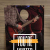 You're Invited Orange Paint - Door Hanger
