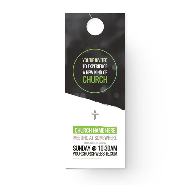 New Kind of Church Green Circle - Door Hanger