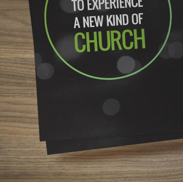 New Kind of Church Green Circle - Small EDDM Mailer
