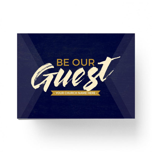Be Our Guest Purple Wood - Small EDDM Mailer