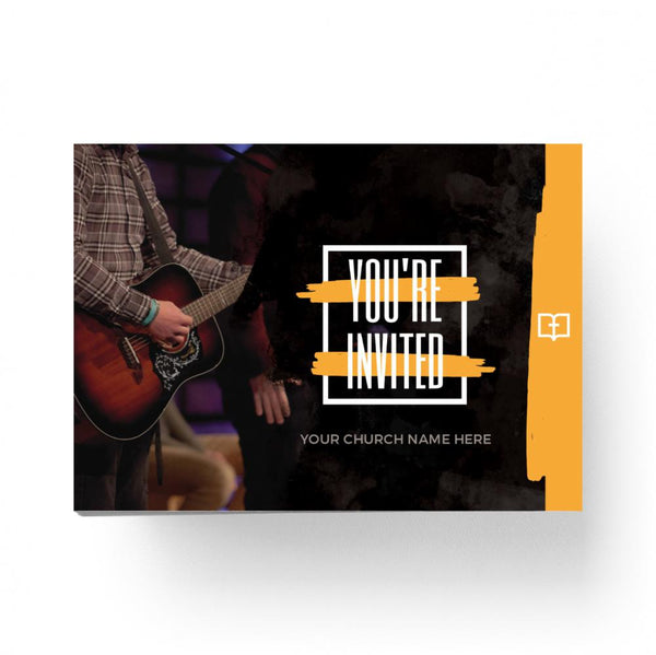 You're Invited Orange Paint - Small EDDM Mailer