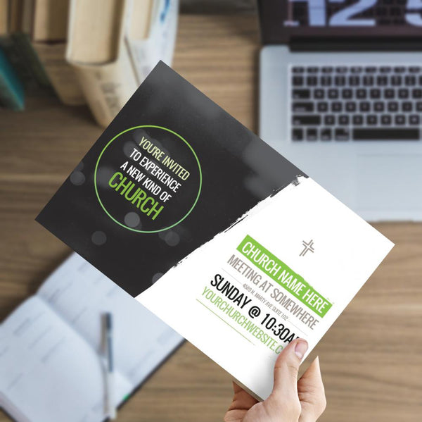New Kind of Church Green Circle - Small EDDM Mailer