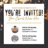 Fall You're Invited - Social Media Graphic