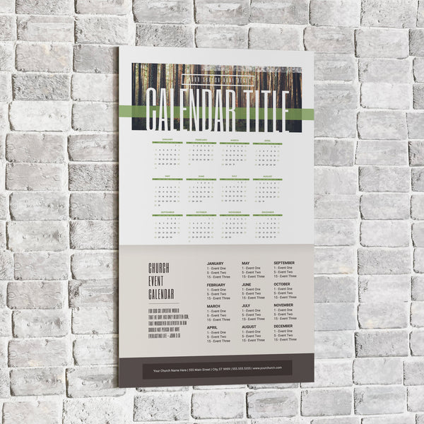 Forest Yearly Theme - Church Calendar