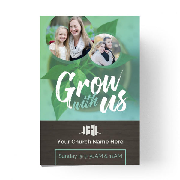 Grow With Us Gradient - Standard Invitation Card