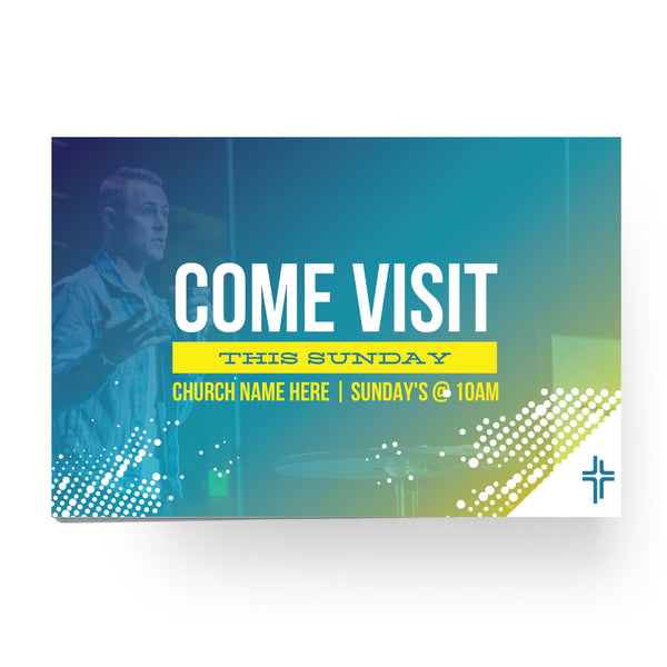 Come Visit This Sunday - Standard Invitation Card