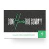 Come Home This Sunday - Standard Invitation Card