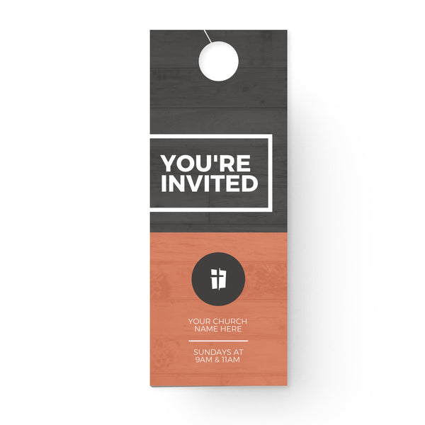 You're Invited - Door Hanger