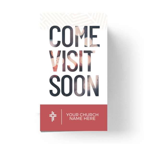 Come Visit Soon - Mini Invitation Card