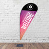 Gradient and Paint Clean - Teardrop Flag
