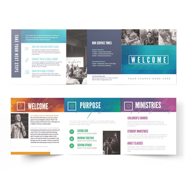 Gradient Service - Trifold Welcome Brochure
