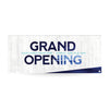 Grand Opening Blue Grunge - Horizontal Banner