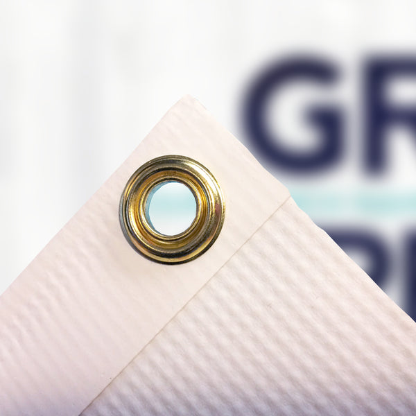 Grand Opening Blue Grunge - Horizontal Banner