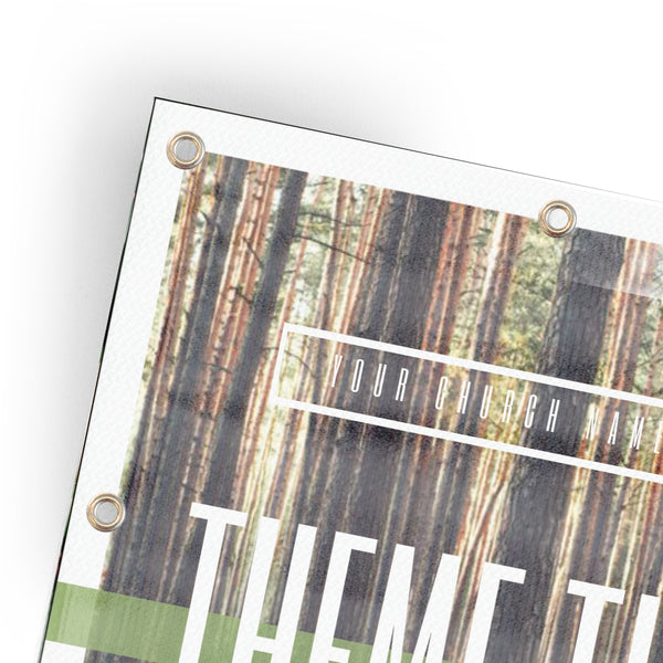 Forest Yearly Theme - Horizontal Banner