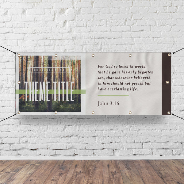 Forest Yearly Theme - Horizontal Banner