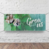 Grow With Us Gradient - Horizontal Banner