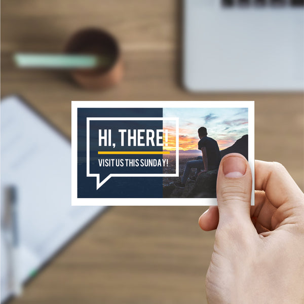 Hi, There! - Mini Invitation Card