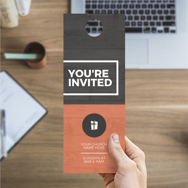 You're Invited - Door Hanger