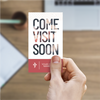 Come Visit Soon - Mini Invitation Card