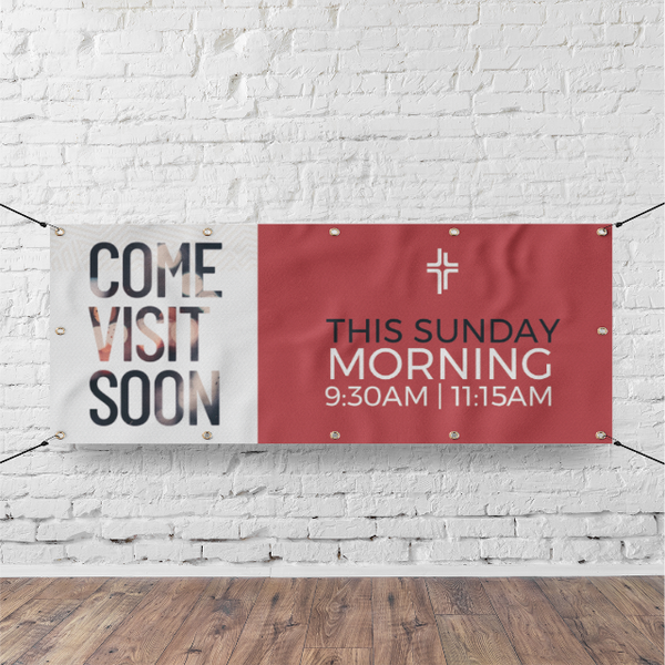 Come Visit Soon - Horizontal Banner
