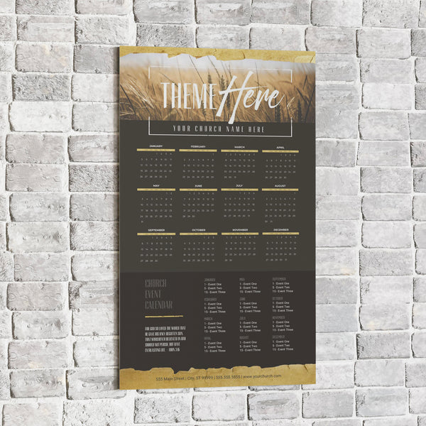 Harvest Yearly Theme - Church Calendar
