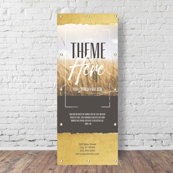 Harvest Yearly Theme - Vertical Banner