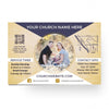 Be Our Guest Purple Wood - Standard Invitation Card