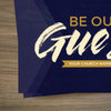 Be Our Guest Purple Wood - Standard Invitation Card