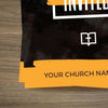 You're Invited Orange Paint - Standard Invitation Card