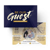 Be Our Guest Purple Wood - Standard Invitation Card