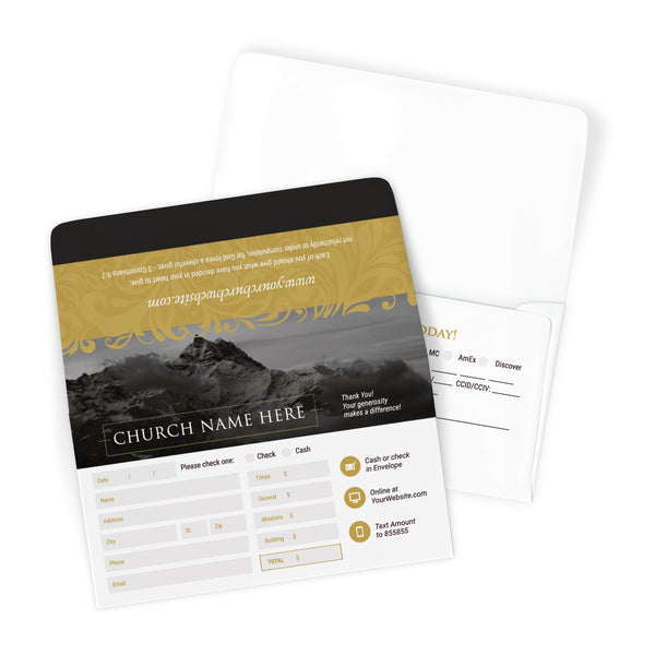 Crown Yearly Theme - Long Flap Offering Envelope