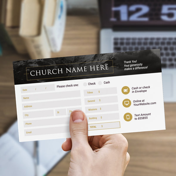 Crown Yearly Theme - Long Flap Offering Envelope