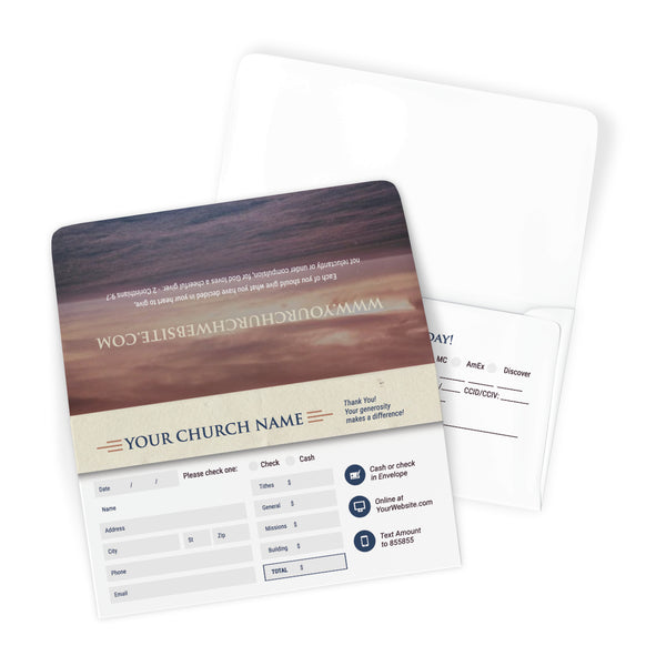 Classic Yearly Theme - Long Flap Offering Envelope