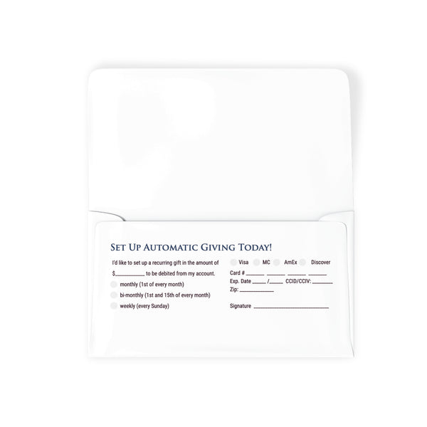 Classic Yearly Theme - Long Flap Offering Envelope