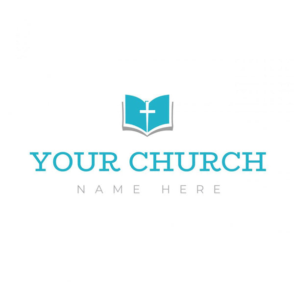 Open Bible Cross - Logo