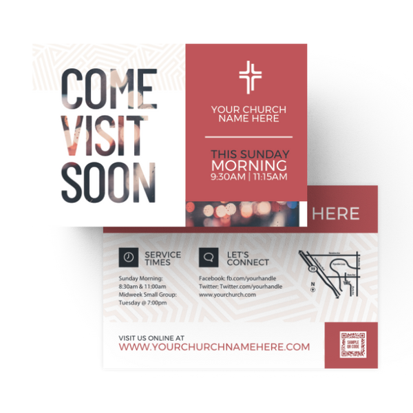 Come Visit Soon - Standard Invitation Card