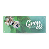 Grow With Us Gradient - Horizontal Banner