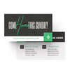 Come Home This Sunday - Mini Invitation Card