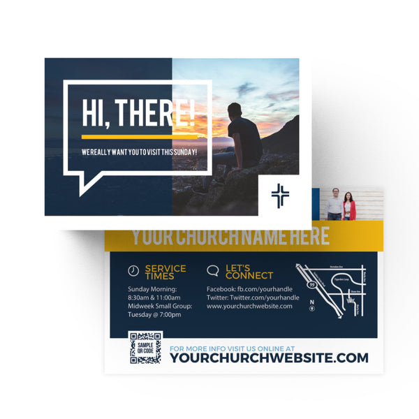 Hi, There! - Standard Invitation Card