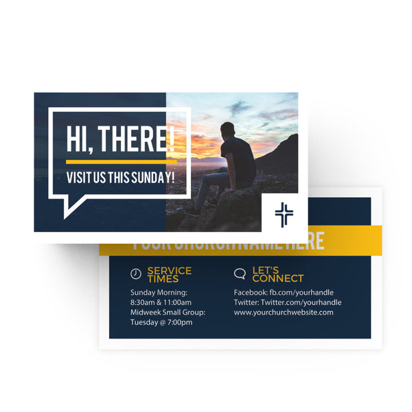 Hi, There! - Mini Invitation Card