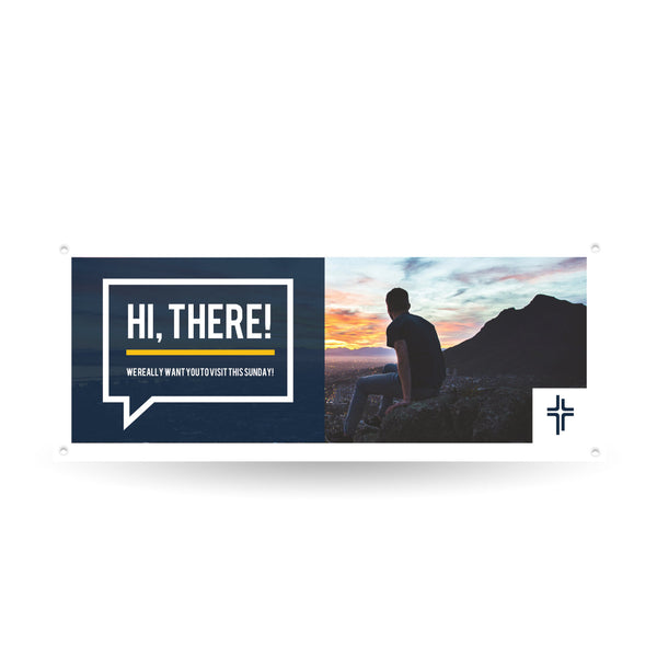 Hi, There! - Horizontal Banner