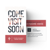 Come Visit Soon - Mini Invitation Card