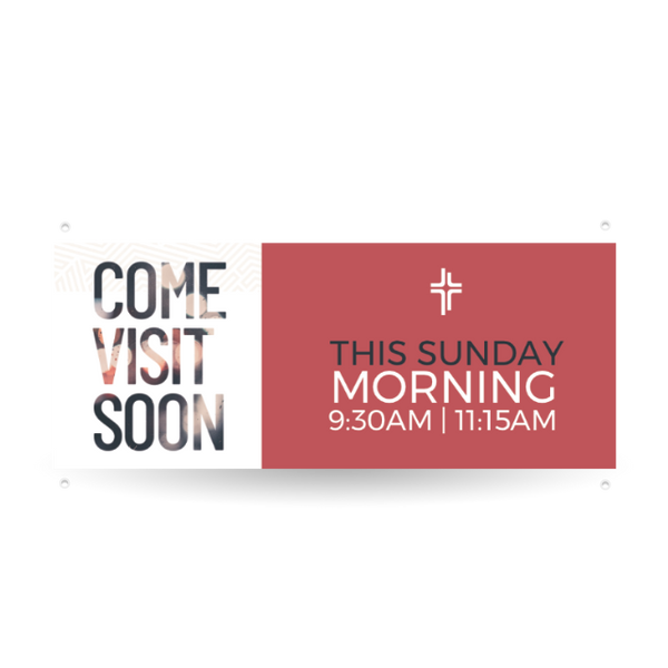 Come Visit Soon - Horizontal Banner